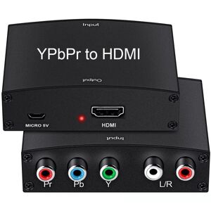 INF Komponentvideo (YPbPr) og R / L-lyd til HDMI-konverter - hurtig levering