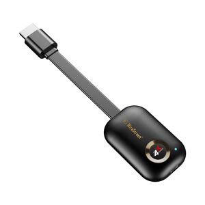 INF Trådløs HDMI donglemodtager 5G/2.4G 4K G9 Plus Sort