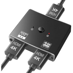 INF HDMI 2.0 Switch 2 i 1 ud 4K HDMI Splitter 1 i 2 ud