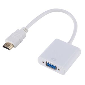 Shoppo Marte ZHQ007 HD 1080P HDMI to VGA Converter(White)