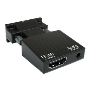 Shoppo Marte VGA to HDMI Projector HDMI Adapter With Audio Cable Computer HD Converter
