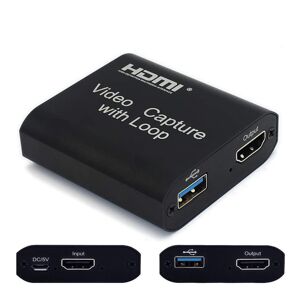 INF Capture card videooptager med loop out 1080p - Hurtig levering