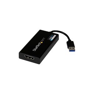 StarTech.com USB 3.0 to HDMI Adapter, 4K 30Hz Ultra HD, DisplayLink Certified, USB Type-A to HDMI Display Adapter Converter for Monitor, External Video & Graphics Card, Mac & Windows - USB to HDMI Adapter (USB32HD4K) - Adapterkabel - TAA-kompatibel - USB 