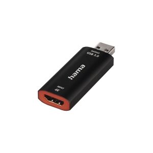 Hama - Videooptagelsesadapter - USB 3.0 - sort