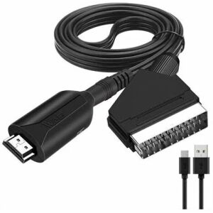 Scart til Hdmi Converter Video Audio Adapter til HDTV/dvd/set-top