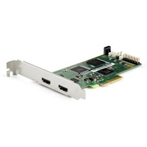 StarTech.com Scheda di acquisizione video HDMI - PCI Express 2.0 4K 60Hz con HDR10 Dispositivo PCIe x4 per PC desktop Registratore video/adattatore/ Streaming live Supporta H.264 [PEXHDCAP4K]