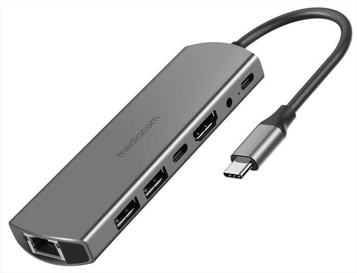 Mediacom Hub Usb Dock Usb-c Md-c314-silver