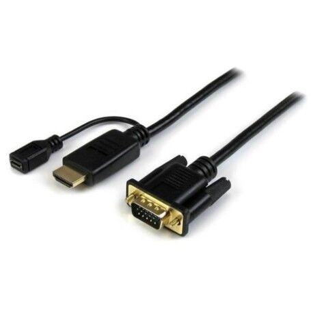 StarTech.com Cavo Convertitore attivo HDMI a VGA - Adattatore HDMI a VGA M/M - 1920x1200 / 1080p da 1,8m (HD2VGAMM6)