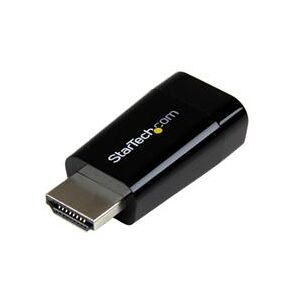 StarTech.com Compact HDMI to VGA Adapter Converter - Ideal for Chromebooks Ultrabooks & Laptops (HD2VGAMICRO)