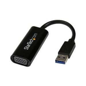 StarTech.com Slim USB 3.0 to VGA External Video Card Multi Monitor Adapter  1920x1200 / 1080p (USB32VGAES)