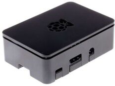 Boîtier de protection noir pour Raspberry Pi 1 et 2 B/B+ et 3 modèle B