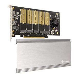 Syba IO Crest 5 Slot M.2 B-Key SATA Base PCI-E 3.0 x2 Bandbreite Non-Raid Controller Karte benötigt 16 Slot