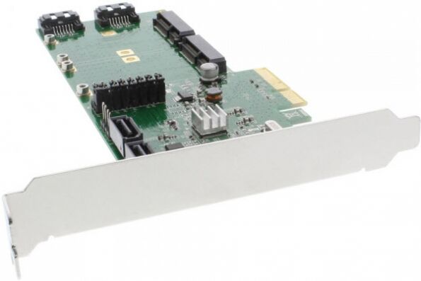 InLine RAID-Controller PCIe x4 für 4x SATA 6G / 2x mSATA