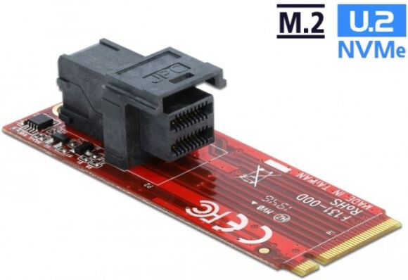 DeLock 62721 - Adapter M.2 Key M > SFF-8643 NVMe