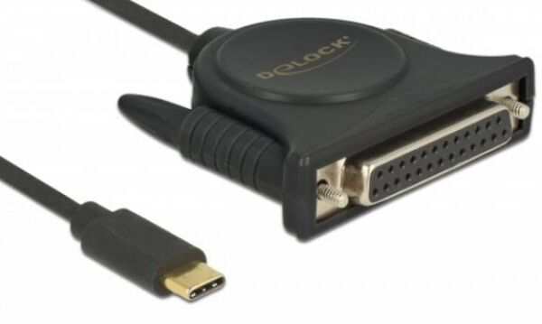 DeLock 62980 - Adapter USB Type-C 2.0 Stecker > 1 x Parallel DB25 Buchse
