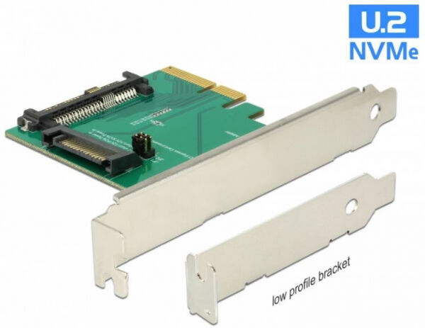 DeLock 89673 - PCI Express x4 Karte > 1 x intern U.2 NVMe SFF-8639 Stecker