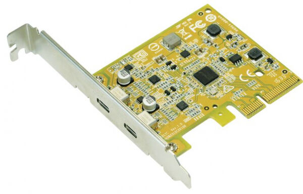 Sunix USB2312C - PCI Express 3.0 x2 Adapter - 2 x USB3.1 Type-C