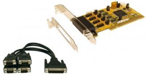 EXSYS EX-41384 - PCI 4x Seriell DB9 Controller