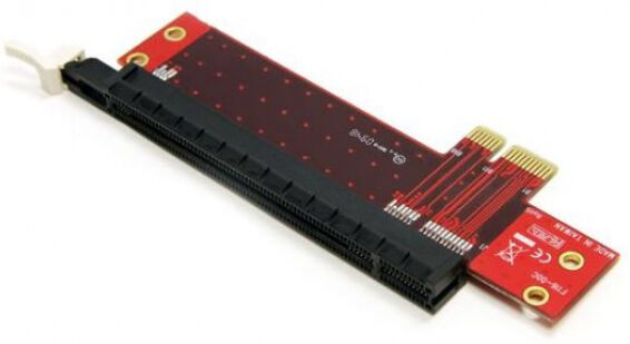 StarTech.com Startech PEX1TO162 - PCI Express x1 auf x16 Extender Adapter - PCIe Riser Verlängerung Karte