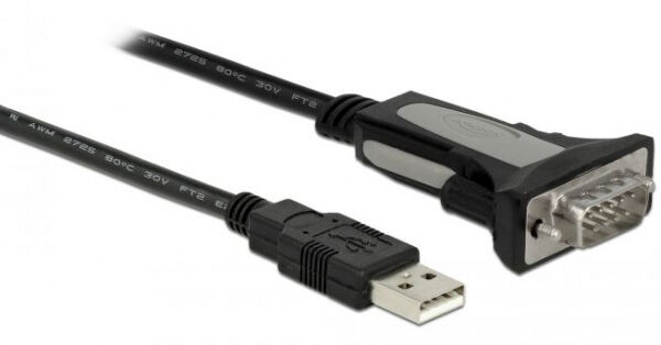 DeLock 65962 - Adapter USB 2.0 Typ-A zu 1 x Seriell RS-232 DB9 3 m