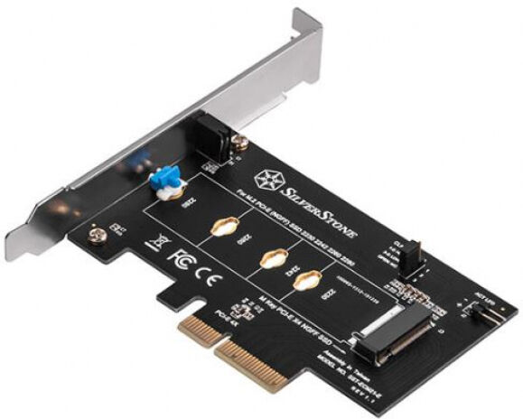 Silverstone SST-ECM21-E - M.2 PCIe/NVMe SSD to PCIe x4 adapter card