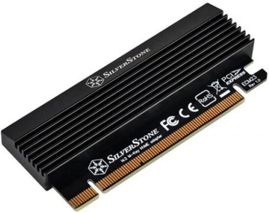 Silverstone SST-ECM23 - PCI-E x4 zu M.2 Adapter mit Kühler