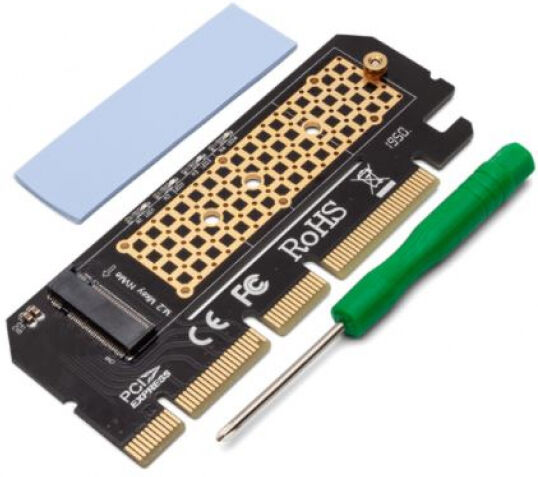 Savio AK-41 - PCI-Express zu M.2 NVMe-Adapterkarte