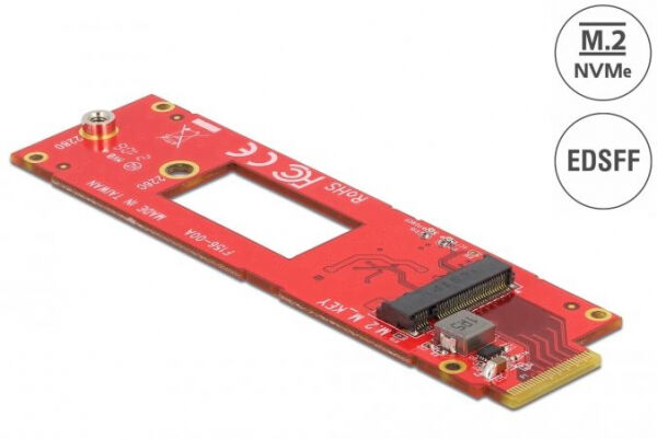 DeLock 63797 - Konverter EDSFF E1.S zu M.2 Key M Slot NVMe