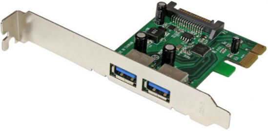 StarTech.com Startech PEXUSB3S24 - 2 Port PCI Express SuperSpeed USB 3.0 Schnittstellenkarte mit UASP - SATA Strom