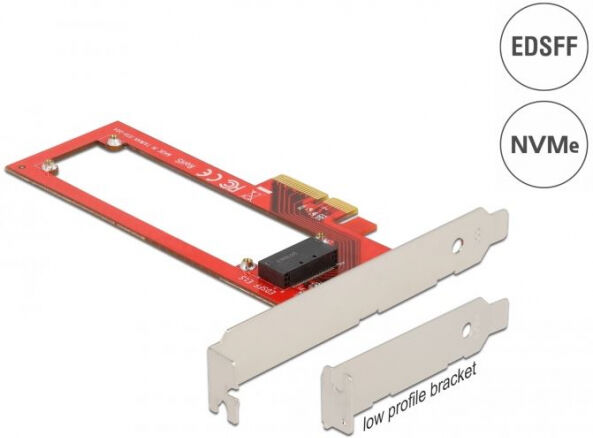 DeLock 90055 - PCI Express x4 Karte zu 1 x EDSFF E1.S Slot - Low Profile Formfaktor