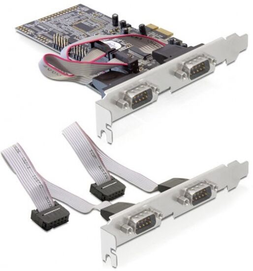 Delock 89123 - PCI Express Karte 4 x Seriell