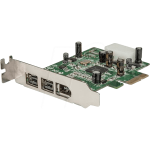 StarTech.com ST PEX1394B3LP - PCIe-Karte 3 Port 1394b 1394a Firewire