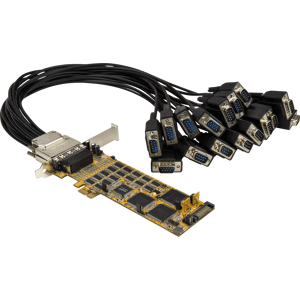 StarTech.com ST PEX16S550LP - 16 Port RS232, seriell, PCI Karte, Low Profile