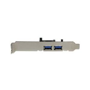 StarTech.com 2 Port PCI Express SuperSpeed USB 3.0 Schnittstellenkarte UASP SATA Strom USB-Adapter PCIe x 2