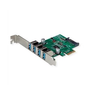 VALUE PCI-Express-Karte, USB 3.2 Gen 1, 4 Ports
