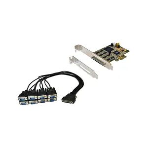 EXSYS EX-44388 PCI Express Karte 8x seriell RS-232 (Kabel mit 8x 9pin Stecker)