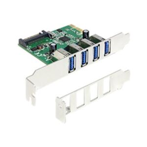 DeLock PCI Express Card > 4 x USB 3.0 USB-Adapter PCIe 2.0 x 4