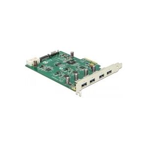 Delock PCI Express Karte x4 > 4 x extern USB-A 3.2 Gen 1 (Quad Channel), USB-Controller