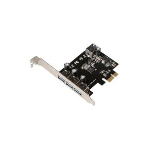 MicroConnect - USB-adapter - PCIe 2.0 - USB 3.0 x 3 + USB 3.0 (intern)