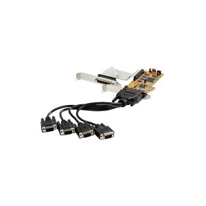 StarTech.com 8-Port PCI Express RS232 Serial Adapter Card, PCIe RS232 Serial Card, 16C1050 UART, Low Profile Serial DB9 Controller/Expansion Card, 15kV ESD Protection, Windows/Linux - Full Profile Bracket Incl - Seriel adapter - PCIe lavprofil - RS-232 x 