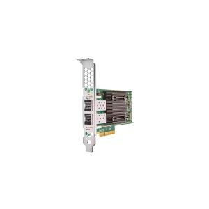HPE StoreFabric SN1610Q Dual Port - Vært bus adapter - PCIe 4.0 x8 lavprofil - 32Gb Fibre Channel x 2 - for ProLiant DL325 Gen10, DL345 Gen10, DX360 Gen10, ML350 Gen11, XL220n Gen10, XL290n Gen10