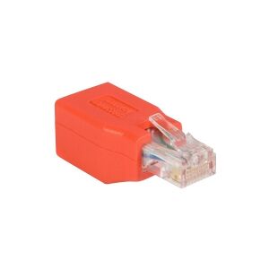 StarTech.com Cat6 Cable - Cat6 Crossover Adapter - GbE - Red - Ethernet Network Cable (C6CROSSOVER) - Crossover-adapter - RJ-45 (han) til RJ-45 (hun) - CAT 6 - rød