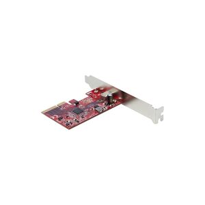 StarTech.com USB 3.2 Gen 2x2 PCIe Card - USB-C 20Gbps PCI Express 3.0 x4 Controller - USB Type-C Add-On PCIe Expansion Card -Windows/Linux - USB-adapter - PCIe 3.0 x4 lavprofil - USB-C 3.2 Gen 2x2 x 1