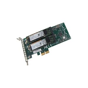 Fujitsu PDUAL CP100 - Ramme - Expansion Slot til 2 x M.2 - M.2 Card - PCIe - for PRIMERGY RX2530 M6, RX2540 M6