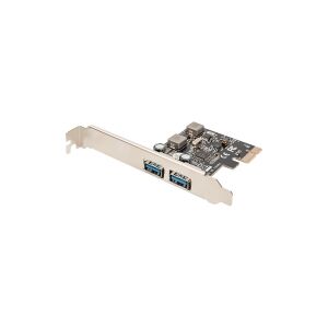 DIGITUS - USB-adapter - PCIe 2.0 lavprofil - USB 3.0 x 2