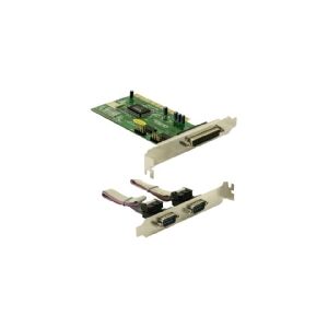 Delock 1x Parallel & 2x Serial - PCI card - Parallel/seriel adapter - PCI - RS-232 - 2 porte + 1 x parallel port