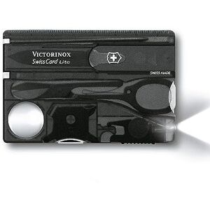 Victorinox Swiss Card Pocket Knife, Nail Care, Nail File, Scissors, black