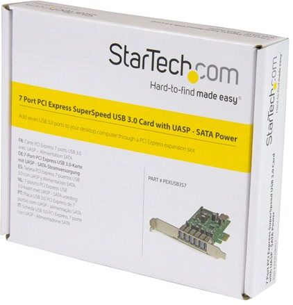 STARTECH.COM 7 Port PCI Express SuperSpeed USB 3.0 Card Adapter