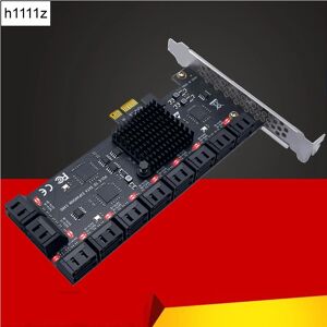 h1111z Chi a Mining – carte d'extension de contrôleur SATA 6 go vers PCI Express  convertisseur PCIe vers