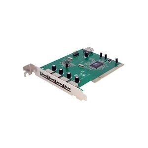 StarTech.com Carte Adaptateur PCI  vers 7 Ports USB 2.0 - Interne Externe - 1x USB A Femelle Interne 2x ISC Mâle 4x USB A Femelle Externe - Adaptateur USB - PCI - - Publicité